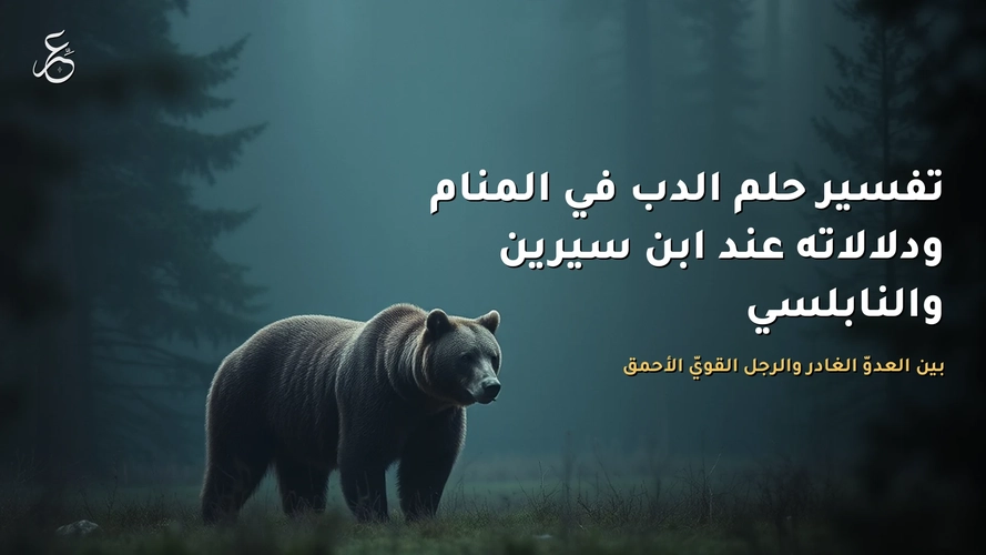تفسير حلم الدب في المنام ودلالاته عند ابن سيرين والنابلسي