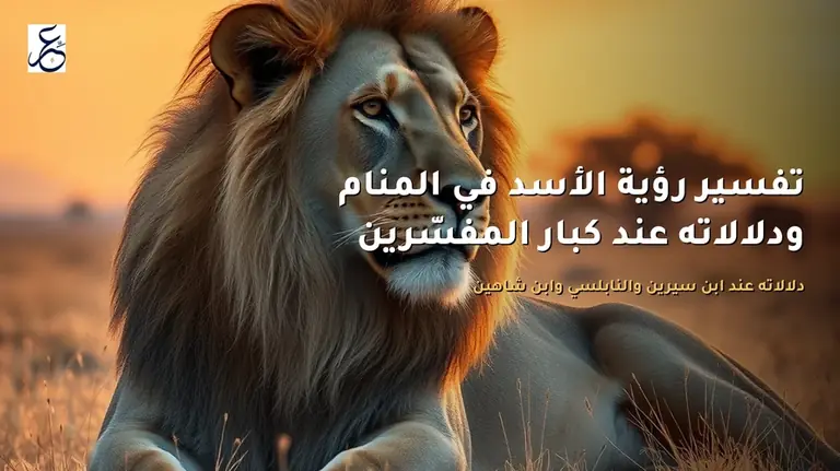 تفسير رؤية الأسد في المنام ودلالاته عند كبار المفسّرين