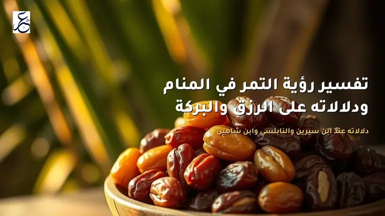تفسير رؤية التمر في المنام ودلالاته على الرزق والبركة