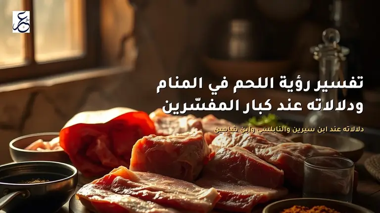 تفسير رؤية اللحم في المنام ودلالاته عند كبار المفسّرين